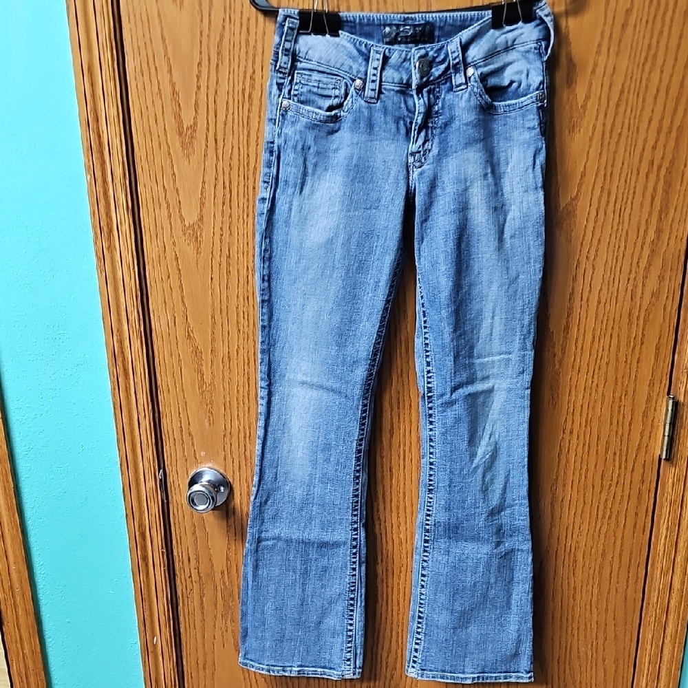 Silver Jeans Women's Light Blue Boot Cut Jeans